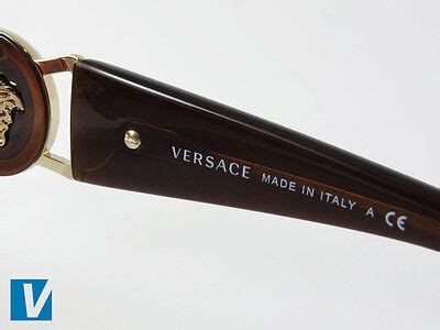 how to tell if versace glasses are real|versace clg.